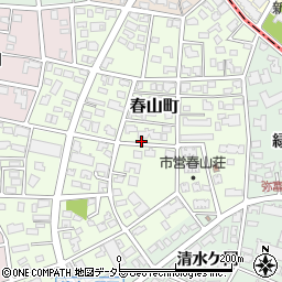 愛知県名古屋市瑞穂区春山町周辺の地図