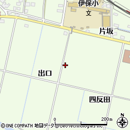 愛知県豊田市保見町出口周辺の地図