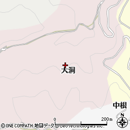 愛知県豊田市大蔵連町大洞周辺の地図