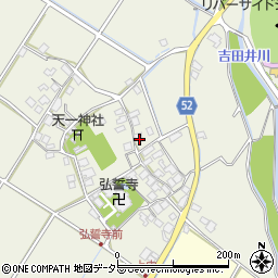 滋賀県東近江市建部下野町154周辺の地図