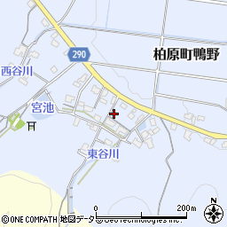 兵庫県丹波市柏原町鴨野269周辺の地図