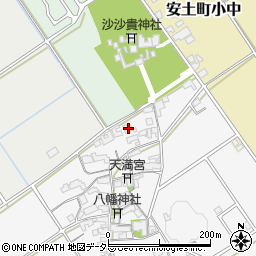 滋賀県近江八幡市安土町中屋112周辺の地図