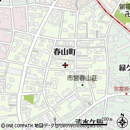 愛知県名古屋市瑞穂区春山町9周辺の地図