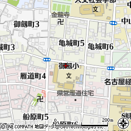 名古屋市立御劔小学校周辺の地図