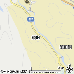 愛知県豊田市城見町須田周辺の地図