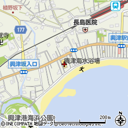 ファミリーセンタータカヨシ　興津店周辺の地図