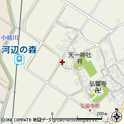 滋賀県東近江市建部下野町243周辺の地図