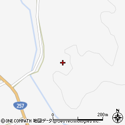 愛知県北設楽郡設楽町川向法花城周辺の地図