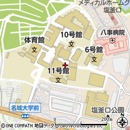 名城大学天白校地　教職員組合事務所周辺の地図