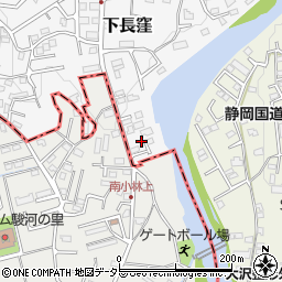 静岡県駿東郡長泉町下長窪1周辺の地図