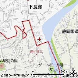 静岡県駿東郡長泉町下長窪1-19周辺の地図