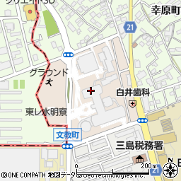 静岡県三島市末広町周辺の地図