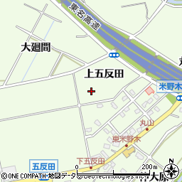 愛知県日進市米野木町周辺の地図