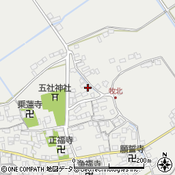 滋賀県近江八幡市牧町759周辺の地図