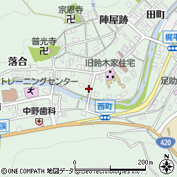 愛知県豊田市足助町新町35周辺の地図
