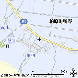 兵庫県丹波市柏原町鴨野269-1周辺の地図