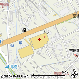 ニトリ富士店周辺の地図