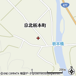 京都府京都市右京区京北栃本町東町周辺の地図