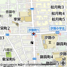 汐路小学校周辺の地図