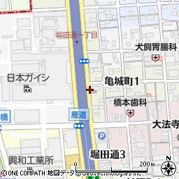 愛知県名古屋市瑞穂区堀田通2丁目周辺の地図