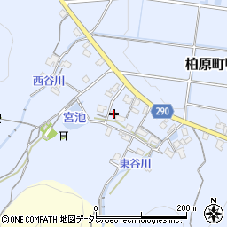 兵庫県丹波市柏原町鴨野228周辺の地図