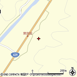 岡山県美作市東吉田129周辺の地図
