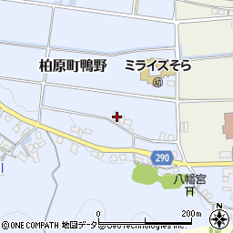 兵庫県丹波市柏原町鴨野291周辺の地図