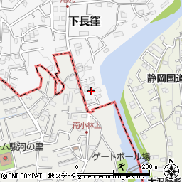 静岡県駿東郡長泉町下長窪1-5周辺の地図