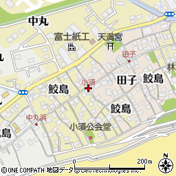 小須周辺の地図
