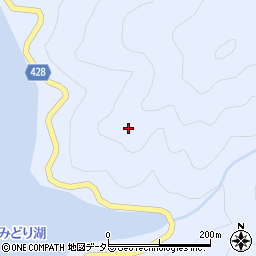 愛知県豊根村（北設楽郡）古真立（小野）周辺の地図