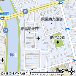 愛知県名古屋市中川区助光2丁目1532周辺の地図