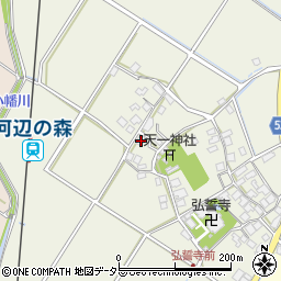 滋賀県東近江市建部下野町244周辺の地図