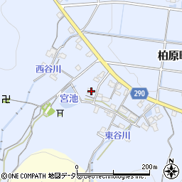兵庫県丹波市柏原町鴨野145周辺の地図