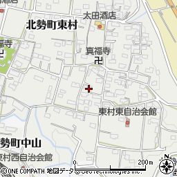 三重県いなべ市北勢町東村523周辺の地図