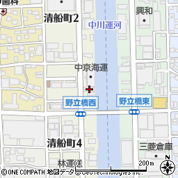 茨木運輸野立橋倉庫周辺の地図