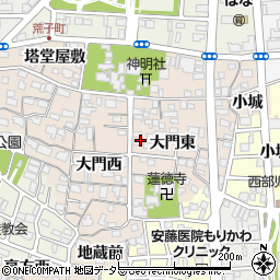 愛知県名古屋市中川区荒子町周辺の地図