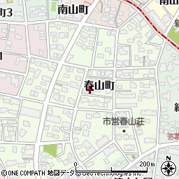 愛知県名古屋市瑞穂区春山町8周辺の地図