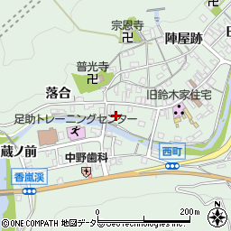 愛知県豊田市足助町新町23周辺の地図