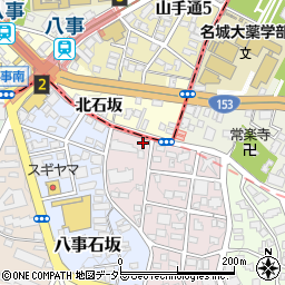 愛知県名古屋市天白区音聞山107-2周辺の地図