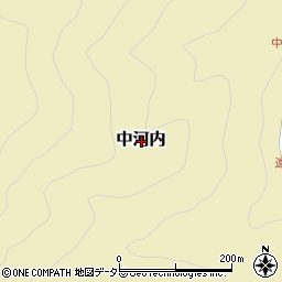 静岡県静岡市清水区中河内周辺の地図