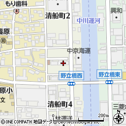 県営清船南住宅周辺の地図