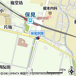 保見駅前周辺の地図