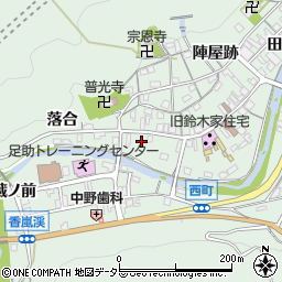 愛知県豊田市足助町新町25周辺の地図