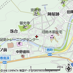 愛知県豊田市足助町新町28周辺の地図