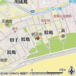 静岡県富士市鮫島周辺の地図