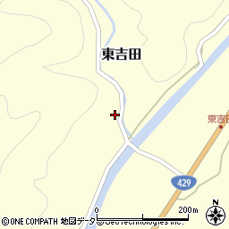 岡山県美作市東吉田843周辺の地図