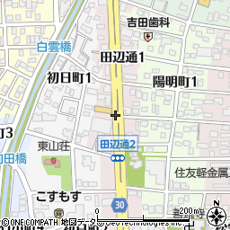 愛知県名古屋市瑞穂区田辺通1丁目周辺の地図