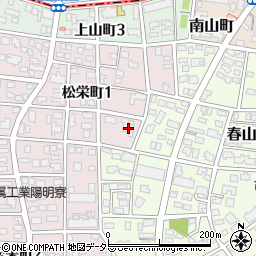 愛知県名古屋市瑞穂区松栄町1丁目93周辺の地図