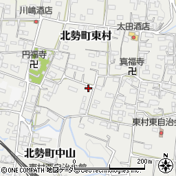 三重県いなべ市北勢町東村488周辺の地図