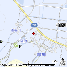 兵庫県丹波市柏原町鴨野147周辺の地図